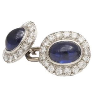 Diamond and Sapphire cufflinks