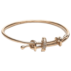 Gold Diamond Bangle