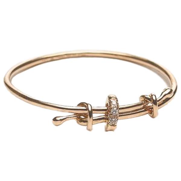 Gold Diamond Bangle