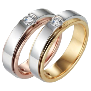 Gold and Platinum Rings