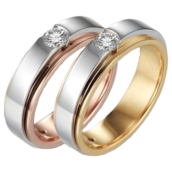 Gold and Platinum Rings