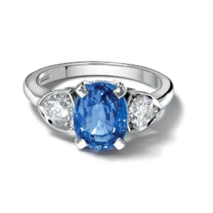 Sapphire and Diamond Ring