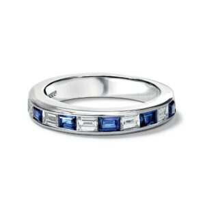 Sapphire and Diamond Eternity Ring