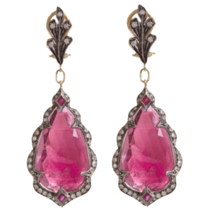 Pink Sapphire Earring