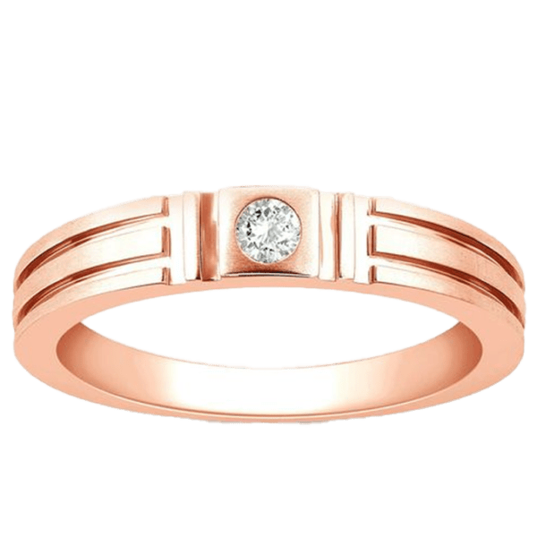 Rose Gold Solitaire Ring