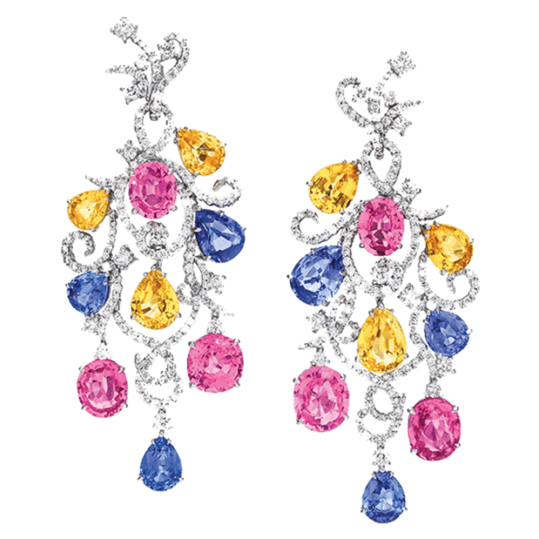 earring pinkblue